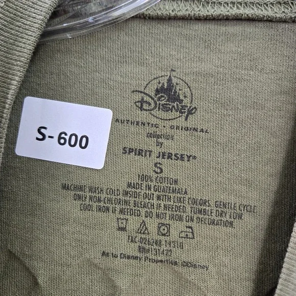 Disney Women Top Small Green Spirit Jersey Shirt Disneyland Resort Long Sleeve - Picture 2 of 9